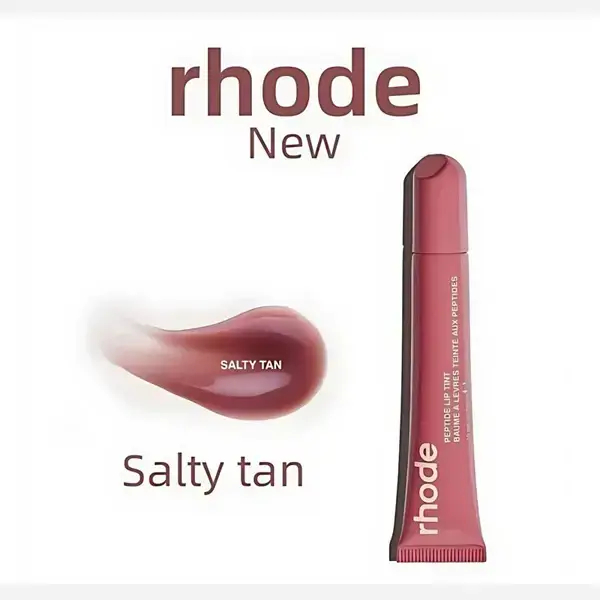 برق لب لیپ‌گلاس های‌کپی رود طرح rhode salty tan 
